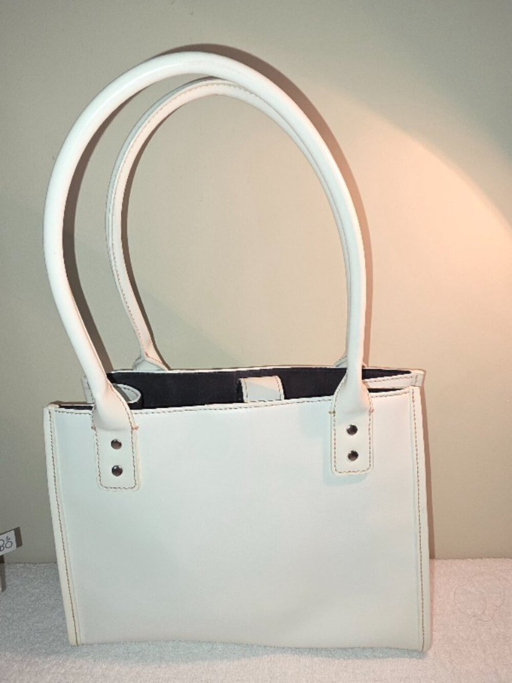 Wilson Leather Handbag "White"